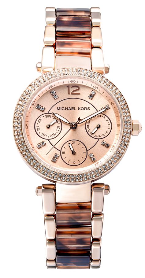 michael kors parker rose gold tone